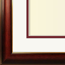 The Stella II - Regular Plexi - The traditional-style picture framing from FrameStore Direct takes inspiration from the 18th and 19th centuries. The rich woods and fabrics used in our picture frames evoke feelings of class, calm, and comfort perfectly enhancing your formal dining room, living room or den.